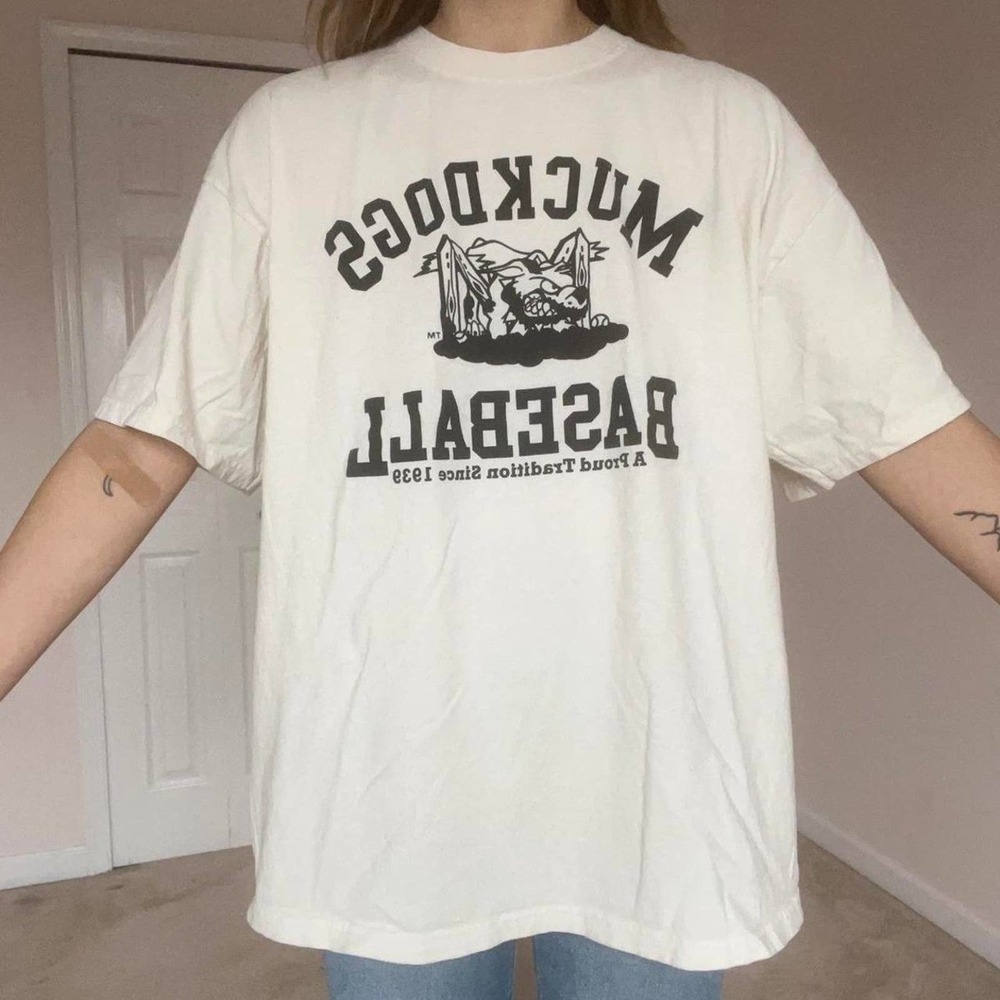 Vintage muckdogs baseball graphic tee
